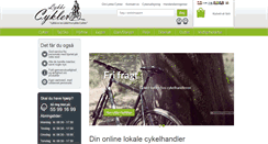 Desktop Screenshot of lykkecykler.dk